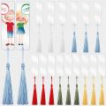 15pcs Acrylic Bookmark With Rope Blank Diy Handmade Craft Acrylic Sign Label Yao Store.