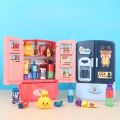 Mini Doll Fridge Fashion Furniture Kitchen Refrigerator For Barbie Accessories For Doll Dream House Play Toys Kids Pretend Play. 