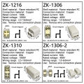 High Power Splitter Quick Wire Connector Terminal Block Electrical Cable Junction Box ZK-306 ZK-506 ZK-T06 ZK-T16 Connectors. 