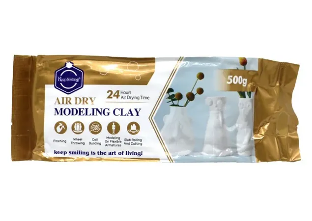 Keep%20Smiling%20Air%20Dry%20Modelling%20Clay%20250g%20White%20-%20Image%203