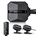 Vantrue F1 4K + 1080P Front and Rear Motorcycle Dashcam.