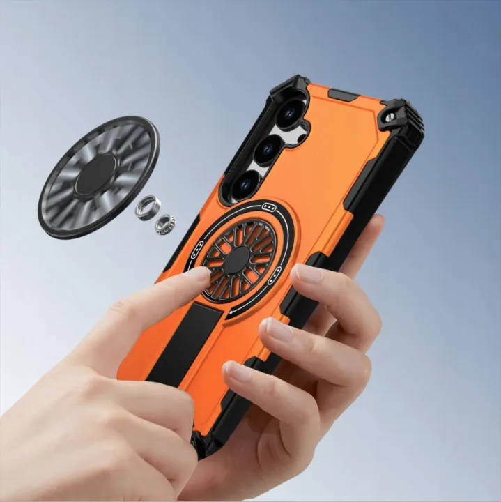 S6%20For%20Samsung%20Galaxy%20A36%205G%20Back%20Cover%20Armor%20Matte%20Magnetic%20Shockproof%20Stand%20Holder%20Case%20Luxury%20and%20Cool%20Magnetic%20Wireless%20Charger%20Case%20With%20KickStand%20Same%20Color%20-%20Image%203