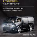 1:32 Toyota Hiace Van Diecasts Alloy Car Luxurious Simulation Toy Vehicles Metal Car 6 Doors Open Model Car Sound Light Toys For Gift. 