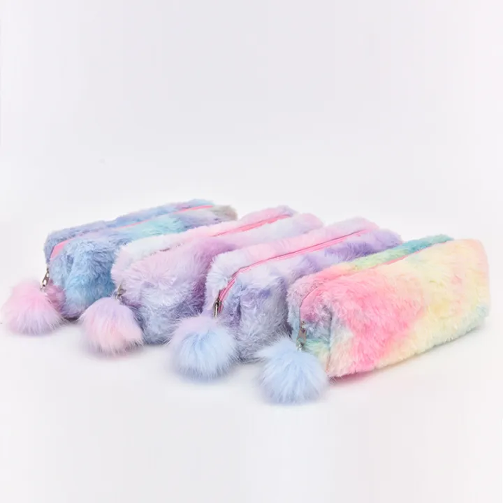 Fluffy%20Soft%20Rainbow%20Pencil%20Case%20Cute%20Novelty%20Gradient%20Faux%20Fur%20Pen%20Pouch%20Stationery%20Creative%20Plush%20Holder%20Pouch%20Simple%20Storage%20Bag%20-%20Image%209
