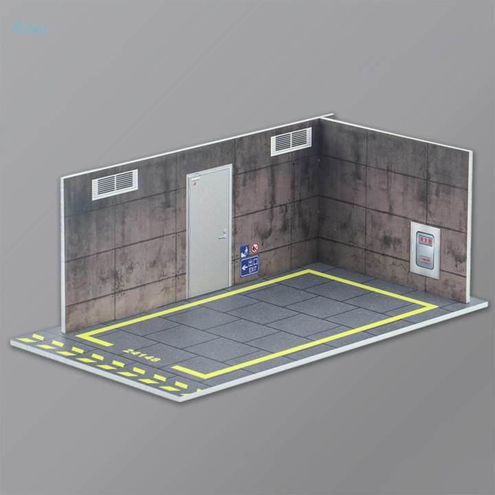 2pcs%201/24%20Scale%20Car%20Model%20Diorama%20Parking%20Scenery%20DIY%20Car%20Garage%20-%20Image%205