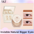 A K F Natural Invisible Double Eyelid Tape Stickers Fiber Instant Eyelid Lift Paste Long Lasting Bigger Eyes Beauty Tool.
