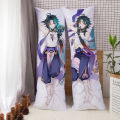 Anime Game Dakimakura Genshin Impact Alhaitham Kaeya Xiao Zhongli Hutao Kaveh Pillowcase Hugging Body Pillow cover Otaku Gifts. 