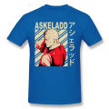 Askeladd - Vinland Saga short sleeve casual T-shirt men fashion o-neck 100% cotton tshirts tee top. 