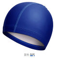 Swimming Cap Unisex Comfortable Waterproof Ear Protection Not-Too-TightPUCloth Glue Swimming Cap，Solid Color Men's Large Cap. 