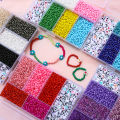 3mm 3500pcs Glass Beads Letter Beads 1Set For Jewelry Making DIY Necklace Pendant Bracelet. 