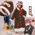 GenshinImpact Cosplay Xiao Kaeya Yae Miko Ganyu Scaramouche Wanderer Cosplay Pajama Set Blanket Winter Sleepwear Anime Costume KEEMEEUYZO. 