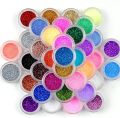 Glitter Powder for ART & cruft   12 Piece Set (Color as per Available). 