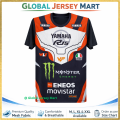 YAMAHA R15 Biker Jersey - Black and Red - Jersey. 