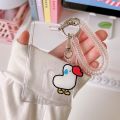 Xiaohongshu Same Style Pendant Acrylic Three-Inch Polaroid Photo Frame Girlfriend No Words Sweating Keychain Small Animal Couple Card Holder Birthday Gift. 