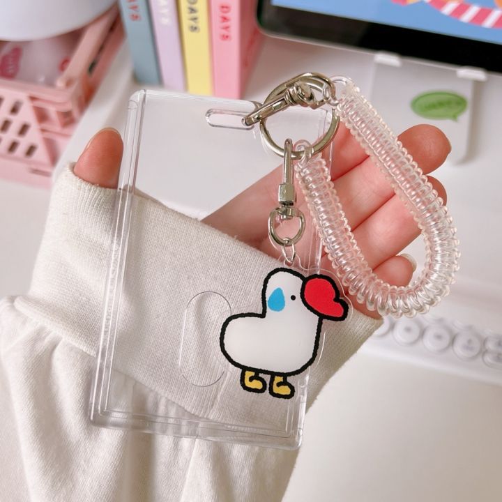Xiaohongshu%20Same%20Style%20Pendant%20Acrylic%20Three-Inch%20Polaroid%20Photo%20Frame%20Girlfriend%20No%20Words%20Sweating%20Keychain%20Small%20Animal%20Couple%20Card%20Holder%20Birthday%20Gift%20-%20Image%202