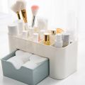 Vanity Drawer Beauty Organizer 6 Compartments with 1 Drawer Cosmetic Storage Box Newly Bathroom Counter-top H7JP Make up Toos.