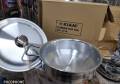 Kiam Curry pan/Oak pan/Aluminium/Heavy duty oak pan/5 sizes available.