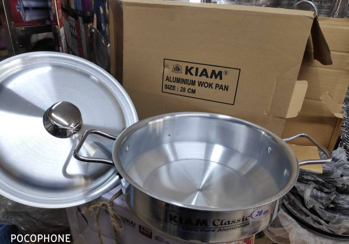 Kiam Curry pan/Oak pan/Aluminium/Heavy duty oak pan/5 sizes available