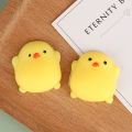 2Pcs/set Cute Mini Chick Squishy Toy Squeeze Bubbles Toys Fidget Toys Pinch Kneading Toys Stress Reliever Toys Kid Party Favor.