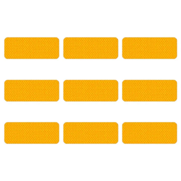 Reflective Stickers Warning Strip Reflective Tape for Clothing Reflective Stickers for Clothing Yellow