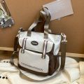Japanese style multi pocket nylon waterproof shoulder bag tuition bag trendy bag.