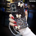 For VIVO Y27 Phone case Sparkling Star Moon Soft Silicone Transparent Butterfly + Crystal Chain For VIVO Y27 4G Phone casing.
