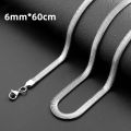 XL Stainless Steel Necklace Box Decorative Men's and Women's Korean Pendant Sweater Chain Accessories Keel Personality Chain. 