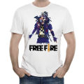 Boys' T-Shirts Garena Free Fire Joker Fashionable Round Neck Half Sleeve Free Fire Hd Printed T-Shirt - T Shirt For Man - T Shirt For Man - T Shirt.