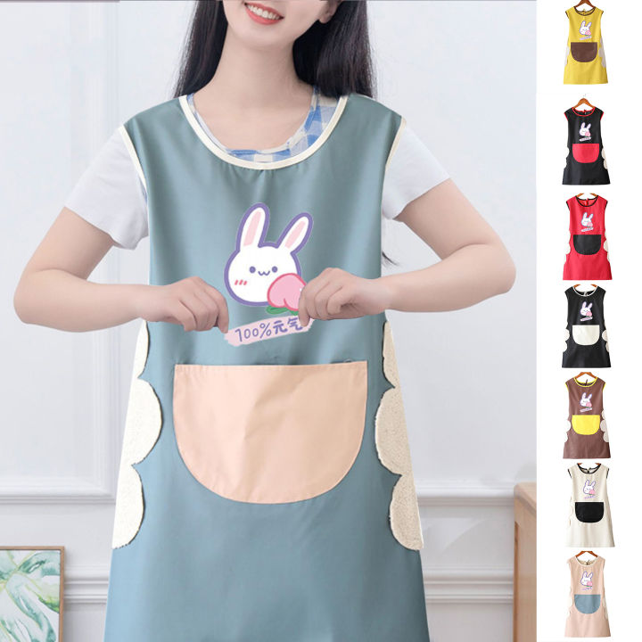 Cooking%20Apron%20Contrast%20Color%20Wear-resistant%20Cooking%20Apron%20-%20Image%204
