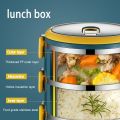 TUUTH Multi-layer Lunch Box for Office Worker Big Capacity Food Grade Stainless Steel Bento Box Food Container School Picnic. 