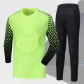 Men's Soccer Goalkeeper Jersey 19/20 Survetement Football Kit sports suits Goal Keeper Uniform Training Pants Doorkeepers Shorts. 