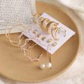 18pcs earing set for women Hoop Earrings Set Fashion Drop Dangle Earring Hypoallergenic Earrings Girls Trendy Jewelry.