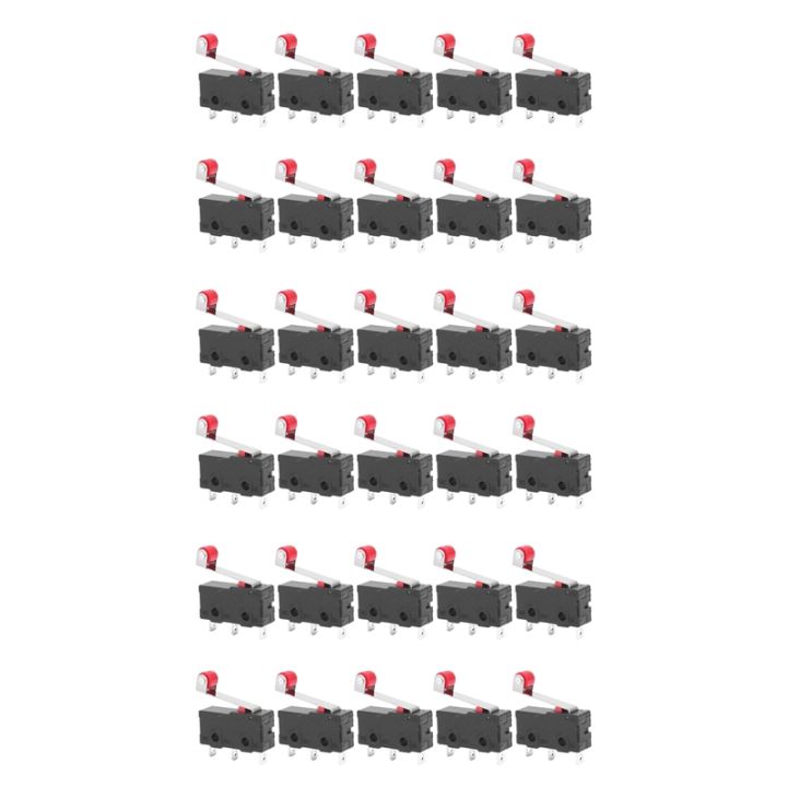 30%20Pcs%20Mini%20Micro-Limit%20Switch%20Roller%20Lever%20Arm%20SPDT%20Snap%20Action%20LOT%20-%20Image%203