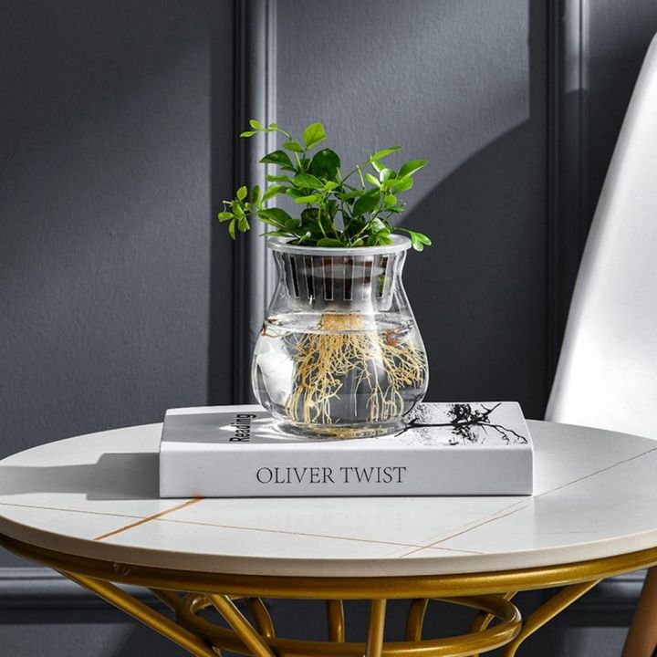 %E3%80%90Best%20Price%20Guaranteed%E3%80%91%20Mini%20Fish%20Self%20Watering%20Hydroponic%20Flower%20Pot%20Plastic%20Floor-standing%20Aquatic%20Container%20Simple%20Transparent%20Office%20-%20Image%209