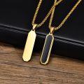 High Quality Men Fashion Jewellery Stainless Steel Round Chain Necklaces. 