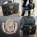 Japanese 2023 new senior school original postman Cambridge bag uniform bag commuter Messenger shoulder backpack freshing chic. 