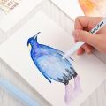 In the art of painting water gel pen, with a set of 0./10pcs3/5pcs8mm high-gloss marker white ink should sketch pigment pen. 