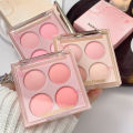 Kakashow Summer Collection Four-Tone Blush Natural Easy to Blend Matte Pigment Contour Palette Girly Blush Rouge. 