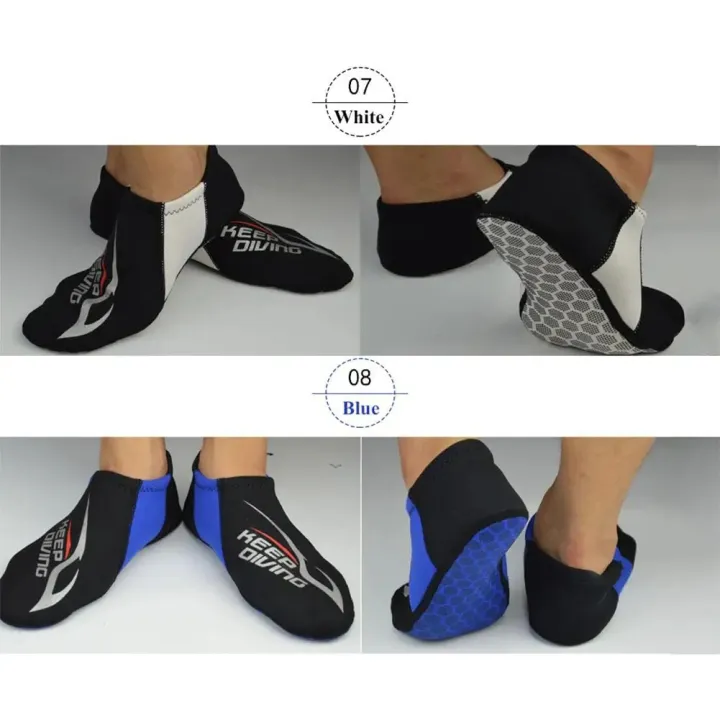 Mounchain%203MM%20Colorful%20Diving%20Neoprene%20Short%20Socks%20Non-Slip%20Warm%20Beach%20Swimming%20Shoes%20Snorkeling%20Equipment%20-%20Image%204