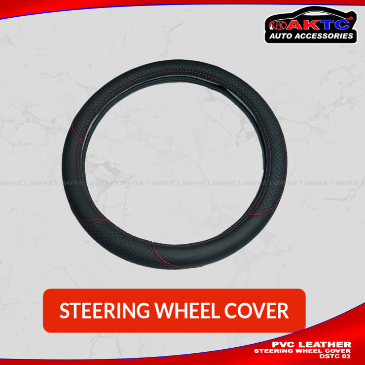 PVC%20Leather%20Steering%20Wheel%20Cover%20-%20Black%20-%20Image%205