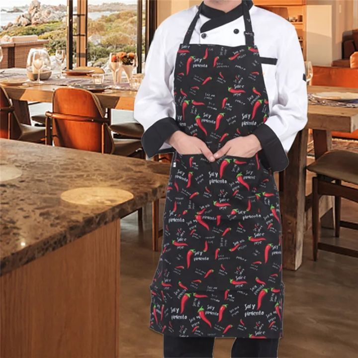 Adjustable%20Half-length%20Apron%20Striped%20Hotel%20Restaurant%20Chef%20Waiter%20Apron%20Kitchen%20Cook%20Apron%20With%202%20Pockets%20Best%20Gadgets%20-%20Image%204