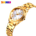 SKMEI 1620 Luxury Quartz Watches Women Simple Quartz Women's Watch Steel Strip Thin Lady Hour Ladies Clock reloj mujer 1400.