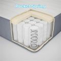 Paradise Pocket Springs Mattress | Premium Hotel Experience in Home | Breathable Bamboo Fabric | 10 Year Warranty | 12 Inch Bed Mattress. 