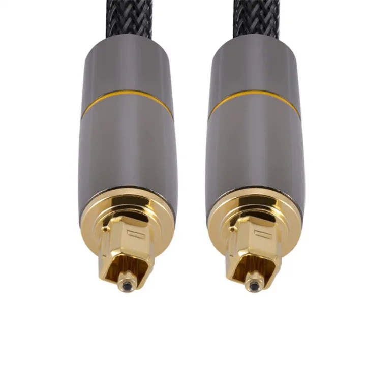 Optic Audio Cable 2M Toslink SPDIF Coaxial Cable for Amplifiers Player Soundbar Cable