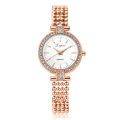 【Good-Love Store】(New) lady fashion rhinestone intaza slim mesh business quartz analog. 