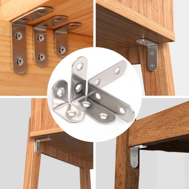 Durable%20201%20Stainless%20Steel%20Corner%20Bracket%20Hardware%20Thickened%20Corner%20Code%2090-degree%20Right%20Angle%20L-shaped%20Fixed%20Bracket%20Connector%20-%20Image%202