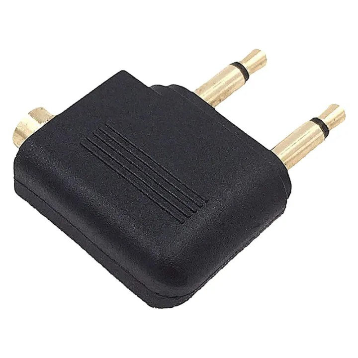 8%20Pack%20Airplane%20Headphone%20Adapter%20,Airline%20Airplane%20Flight%20Adapters%20for%20Headphones,%20Golden%20Plated%203.5mm%20Jack%20-%20Image%203
