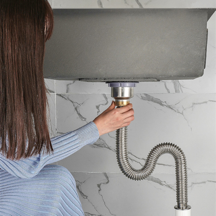 Kitchen%20Sink%20Drain%20Pipe%20Stainless%20Steel%20Sink%20Strainer%20with%20Sink%20Stopper/sealing%20Lid%20Kitchen%20Sink%20Sewer%20Pipe%20Drain%20Tubing%20Pipe%20-%20Image%204