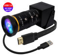 ELP HDMI USB3.0 Webcam 4K 60FPS High Speed Mini Camera IMX415 Varifocal Lens Manual Zoom HD Video Capture Camera For Fast Moving. 