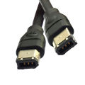Black IEEE 1394 Firewire 400 to Firewire 400 Cable,6 Pin Male - 10 FT. 